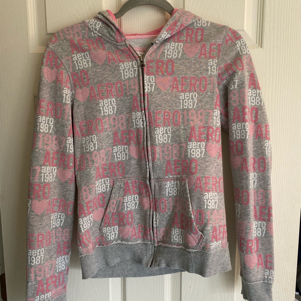 Aero women’s full zip up hoodie.